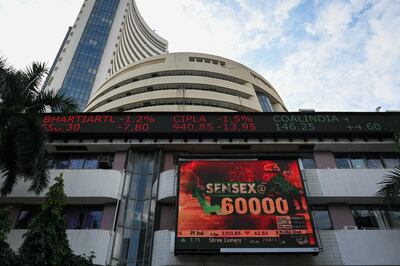The BSE building in Mumbai. AFP
