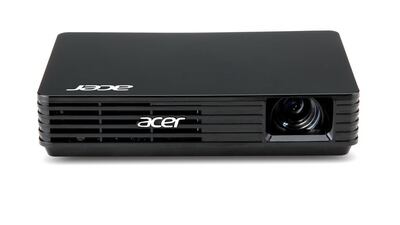 Acer’s C120 travel-sized projector. Courtesy Acer