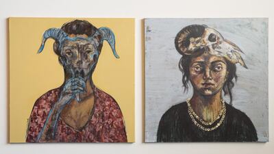 Paintings by Noor Bahjat. Duncan Chard for the National