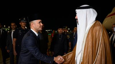 Sheikh Khaled's visit to Malaysia began on Sunday
