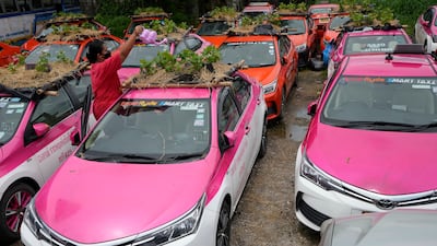 The Ratchapruk and Bovorn Taxi co-operatives are planting the gardens. AP