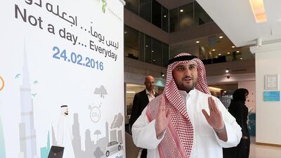 “I’ve always been keen on preserving the environment,” says Abdul Aziz Essa Redha, manager for Europe at Jafza. Satish Kumar / The Nation