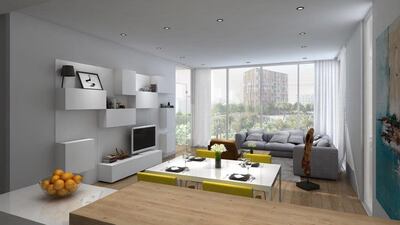 The first units at the Pulse are due to be completed by 2019. Courtesy Dubai South