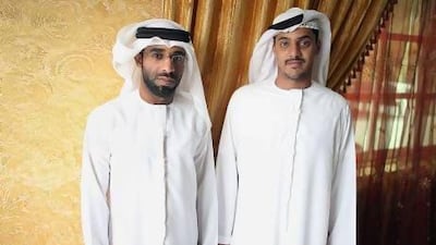 Ahmad Al Maskari, left, and Mubarak Al Ihbabi both have multiple sclerosis. Delores Johnson / The National