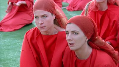 Revisit the 1990 film adaptation of Margaret Attwood's novel, 'The Handmaid's Tale', on OSN Engima this Thursday. Courtesy Cinecom Pictures