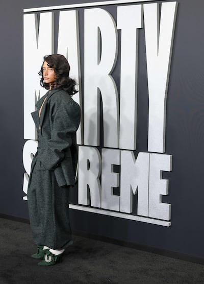 A'zion, who also stars in I Love LA, pushed herself harder than she ever had for Marty Supreme. AFP