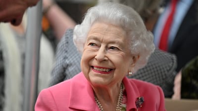 Among the attractions at the Chelsea Flower Show, Queen Elizabeth visited a display dedicated to her 70 years on the British throne. Reuters