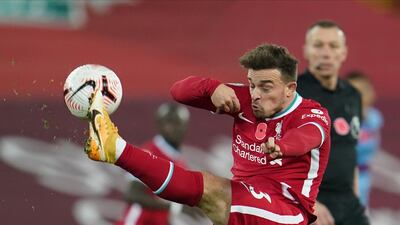 SUBS: Xherdan Shaqiri - 7: On for Jones and very lively. Magnificent slide-rule pass to set up Jota’s winning goal. It looked like his Anfield career was over this summer but a splendid option off the bench. EPA
