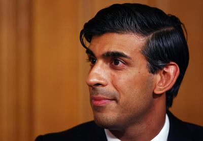 Chancellor Rishi Sunak 'hopes' the second lockdown will only last four weeks. Getty Images