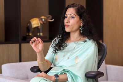 K Nandini Singla, director general of the Indian Council for Cultural Relations. Victor Besa / The National