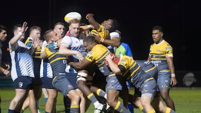 Dubai Hurricanes against Jebel Ali Dragons.