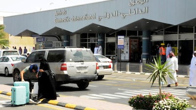 The Abha airport was attacked by missles on Monday night. AFP