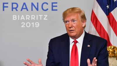 M Trump left the G7 meeting in BIarritz open to talks with Tehran, following host Macron's surprise invitation for Iranian foreign minister Javad Zarif. AFP