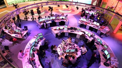 A general view of a studio of the TV Channel Al-Jazeera in Doha, Qatar, during a visit of the German President Wulff (not pictured), in Doha, Qatar, 28 February 2011 (reissued 03 June 2018). EPA/WOLFGANG KUMM, FILE