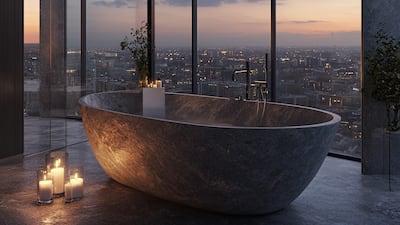 The bathroom in the property could look like this, according to imagery created by AI. Photo: gtandi