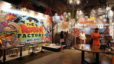 The interiors of the restaurant. Pawan Singh/The National