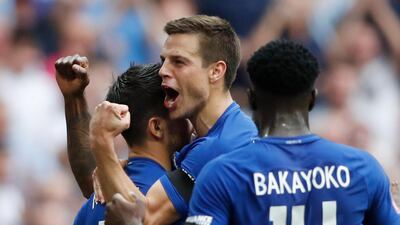 Right-back: Cesar Azpilicueta (Chelsea) – Helped keep a clean sheet and set up another goal for Alvaro Morata as Chelsea progressed to the FA Cup final. Frank Augstein / AP Photo
