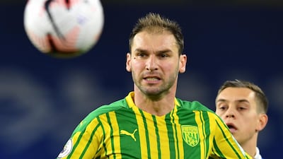 West Brom's Branislav Ivanovic has tested positive for coronavirus. EPA