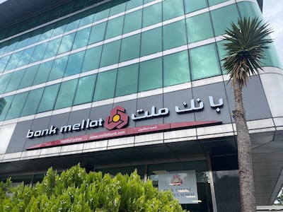 The Istanbul branch of Bank Mellat. Lizzie Porter / The National