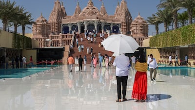 This year, celebrations began on Saturday October 18 with Dhanteras, while main Diwali fell on Monday, October 20. The festival typically falls at the beginning of autumn and coincides with a new moon bringing light to the darkest night of the Hindu lunar calendar. Victor Besa / The National