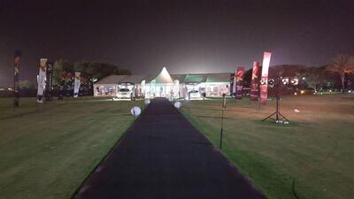 The Hush Lounge Ramadan tent at Emirates Golf Club (Photo by Christopher Newbould)