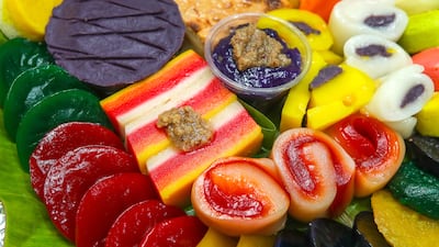 During the busy holiday season, Queen Saba gets bulk orders for Filipino favourites, such as chewy and colourful desserts typically made with glutinous rice and coconut milk
