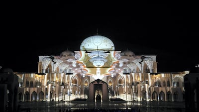 The opening ceremony of Qasr Al Watan.
