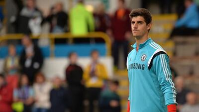 Thibaut Courtois has started all seven of Chelsea's Premier league matches so far this season. Paul Ellis / AFP