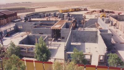The Sixth Form Centre under construction in 1991.