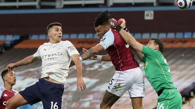 ASTON VILLA RATINGS: Emiliano Martinez - 5, Made a smart save to deny Riyad Mahrez but shouldn’t have come off his line for City’s second. EPA