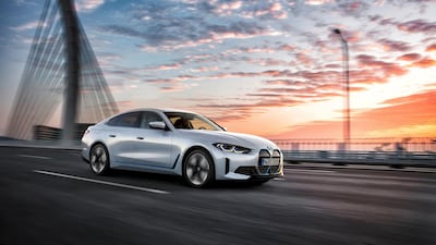 The i4's slightly sportier variant, the M50.