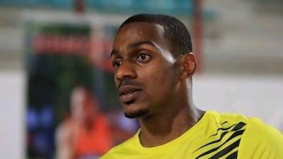 DUBAI - UNITED ARAB EMIRATES - 12 MAY 2012 - Mohammed Abbas, triple Athletic during an interview at UAE Athletes Federation yesterday at Dubai Police Stadium. Ravindranath K / The National