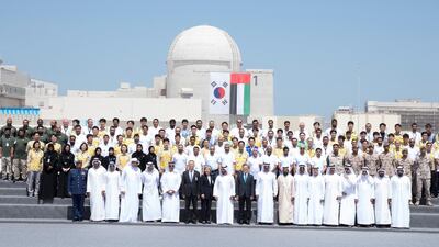 The nuclear energy plant is three hours and nearly 300 kilometres west from the centre of Abu Dhabi. Hamad Al Mansoori for The Crown Prince Court - Abu Dhabi