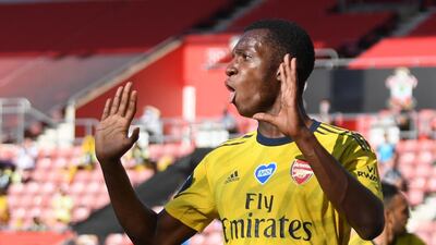 Eddie Nketiah - 7: Lively performance from the striker. One finish ruled out for offside, handed goal on a plate by McCarthy gaffe, poked another chance clumsily wide when he should have done better. Reuters