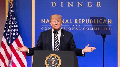 US President Donald Trump has congratulated Russian President Vladimir Putin on his re-election. Kevin Dietsch / EPA