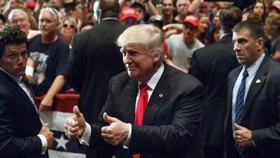 Last week Donald Trump intensified his already outrageous rhetoric, apparently calling on gun owners to assassinate either Hillary Clinton or any judges she might appoint. Evan Vucci / AP Photo