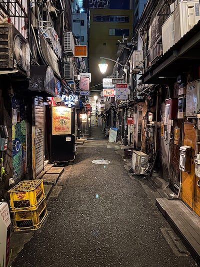 Streets of Shinjuku Golden-Gai, the Tokyo's trendy area famous for narrow alleyways and its hidden gems. Photo: Leen Al Zaben