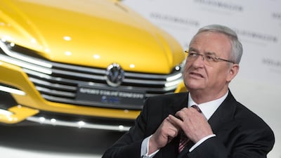 Former CEO of VW, Martin Winterkorn. Jochena Luebke/ EPA