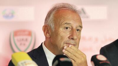 Alberto Zaccheroni was confirmed as the new UAE football manager on Tuesday. Chris Whiteoak / The National