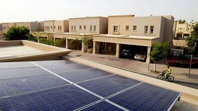 While rooftop solar intallations may not be a common sight in the UAE, we may be seeing more of them in the future. Sarah Dea / The National
