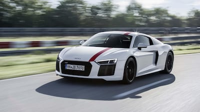 Rounding out the top 10, the Audi R8 V10. Courtesy Audi