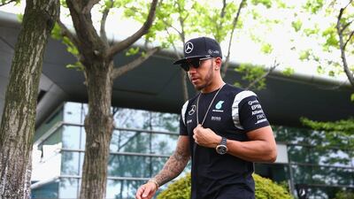 Lewis Hamilton's hopes of a first victory of the season in China have been hit by the grid penalty. Clive Mason / Getty Images