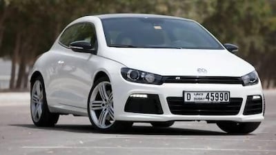 When it comes to the sheer joy of driving, the Volkswagen Scirocco is up there among the best. Silvia Razgova / The National