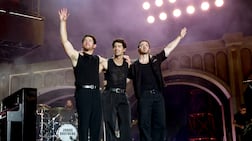 The Jonas Brothers, from left, Nick, Joe and Kevin. Getty