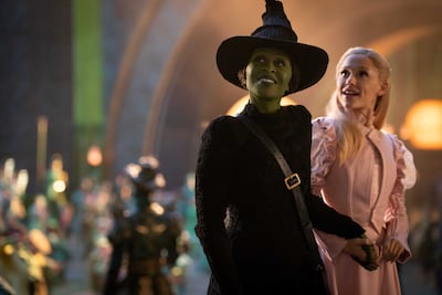 Take your pick from Cynthia Erivo as Elphaba and Ariana Grande as Glinda in Wicked. Photo: Universal Pictures