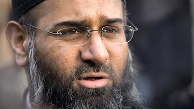 Preacher Anjem Choudary addressing members of the media during a in north London in 2009. Tal Cohen / Reuters