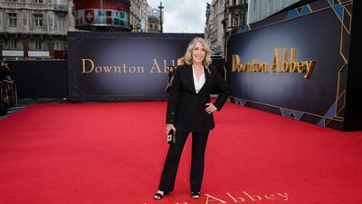 Phyllis Logan arrives for the 'Downton Abbey' film world premiere in London on September 9, 2019. Getty Images