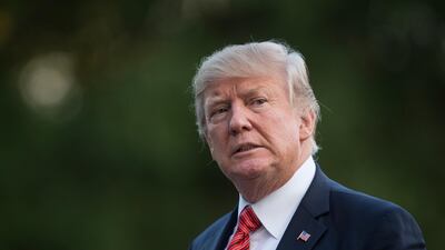 US president Donald Trump has flip-flopped throughout his presidency - sometimes displaying a measured tone, and at other times, delivering blistering attacks at his critics. Carolyn Kaster/AP Photo