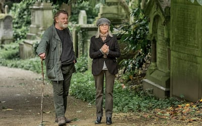 Diane Keaton and Brendan Gleeson in Hampstead (2017). Scope Pictures