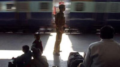 A security guard at a platform in Gauhati railway station in Gauhati, India The England and Wales Cricket Board released a statement confirming they had agreed to postpone the sixth one-day international match to be held in Gauhati following attacks in Mumbai, and that the team would remain in Bhubaneswar, near Cuttack, for 24 hours pending further talks.